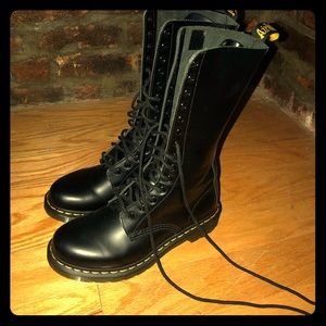 Dr Martens - Leather Tall Boots